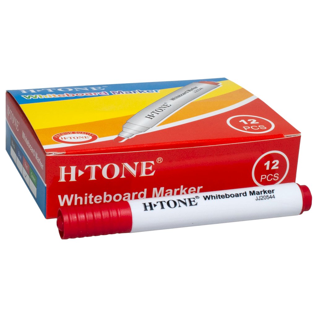 Маркер для сухостираємих дощок, 4.5 мм червоний H-Tone (JJ20544-red)